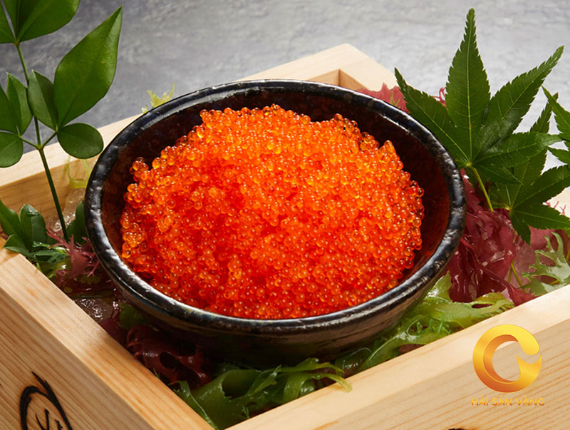 Mòn ăn Trứng Cá Chuồn Tobiko