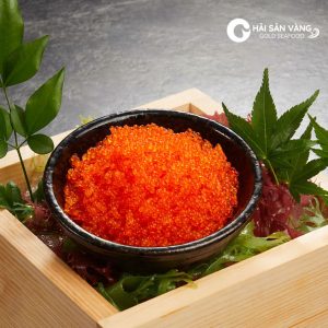 Mòn ăn Trứng Cá Chuồn Tobiko