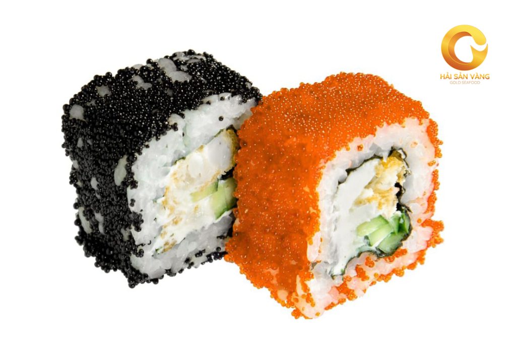 Trứng Cá Chuồn Tobiko sushi