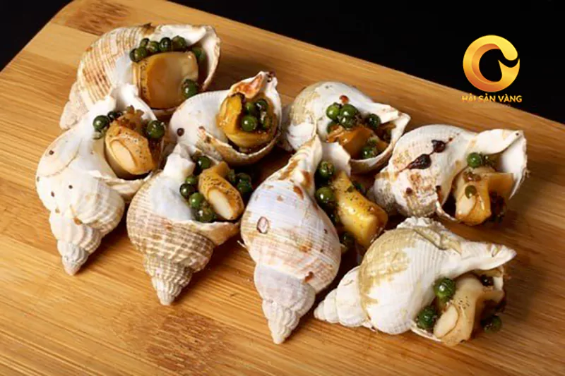 Ốc bulot nướng tiêu